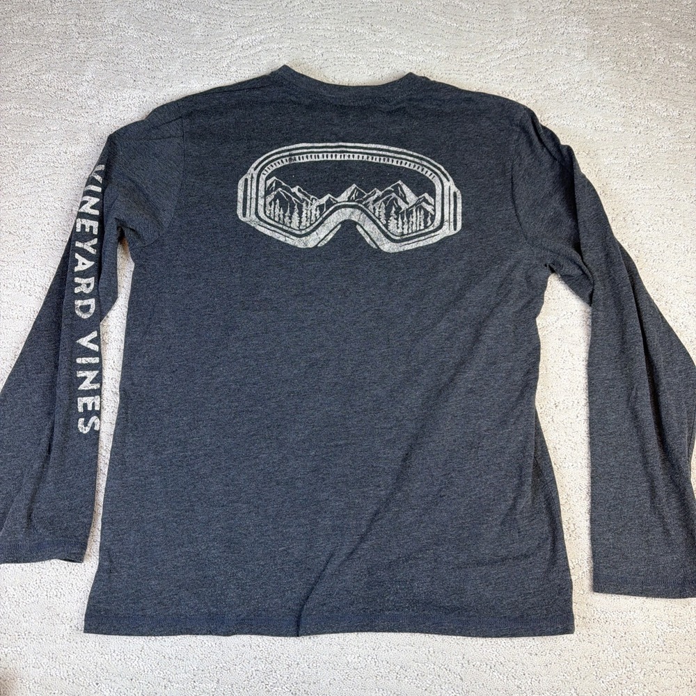 Men's Vineyard Vines Large Dunes Tee Long‎ Sleeve Graphic Tshirt
